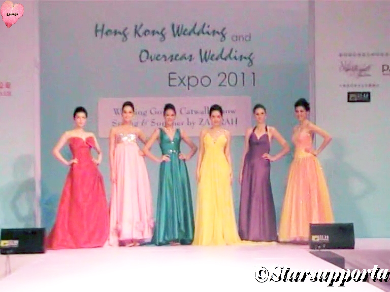 20110312 Hong Kong Wedding and Overseas Wedding Expo - ZAHRAH: Wedding Gowns Catwalk Show Spring & Summer @ 香港會議展覽中心 HKCEC (video) 